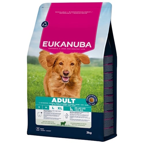 Eukanuba Adult Large Breed lam&Rijst 3KG