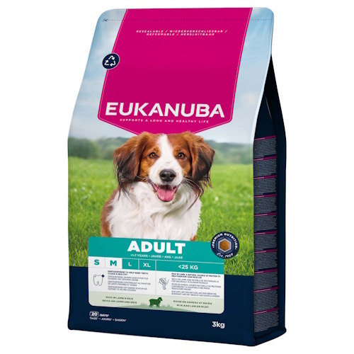 Eukanuba adult Small&Medium Breed Lamb&Rice 3KG