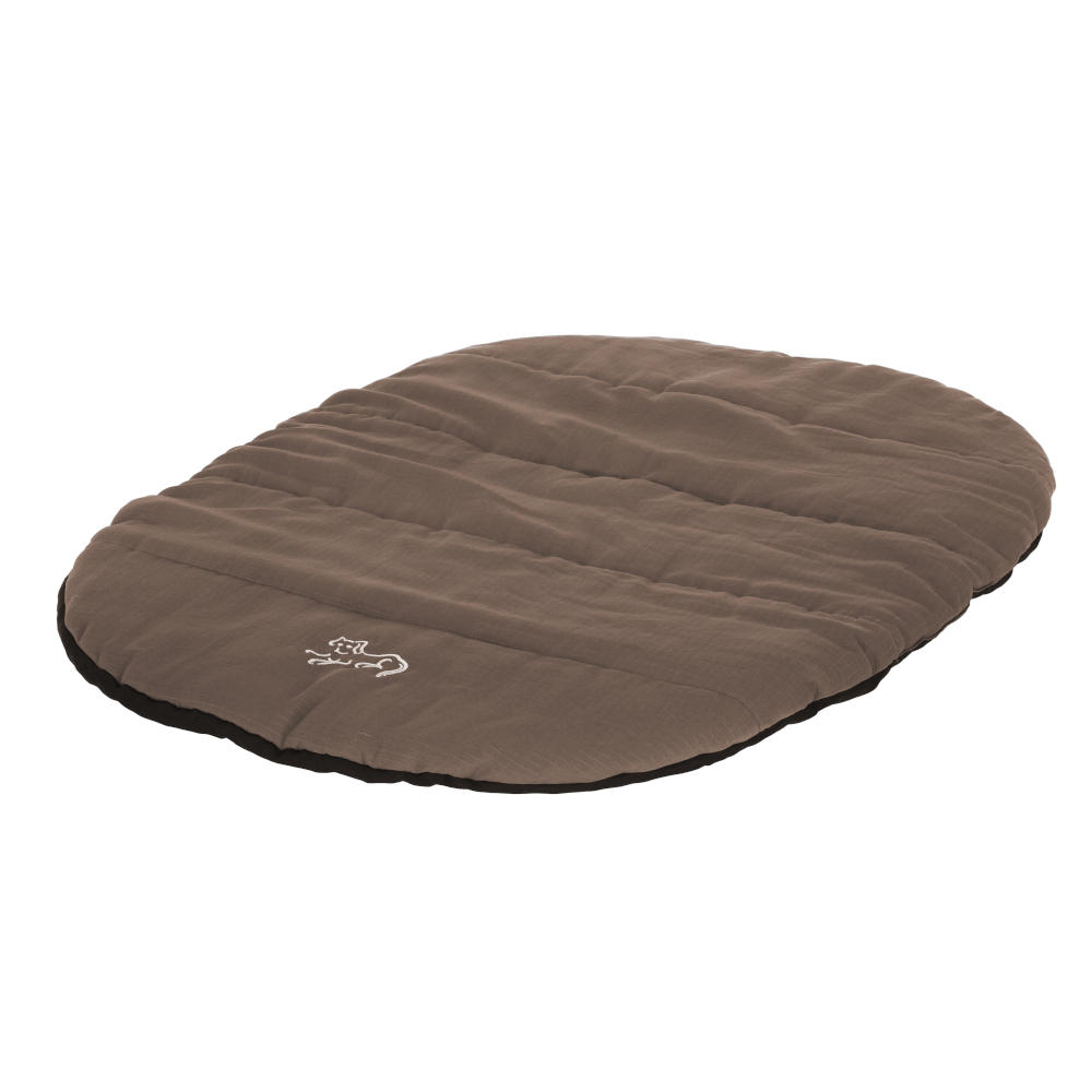 Kerbl Pet Traveller reiskussen met hoes, taupe 85x65x3cm hond