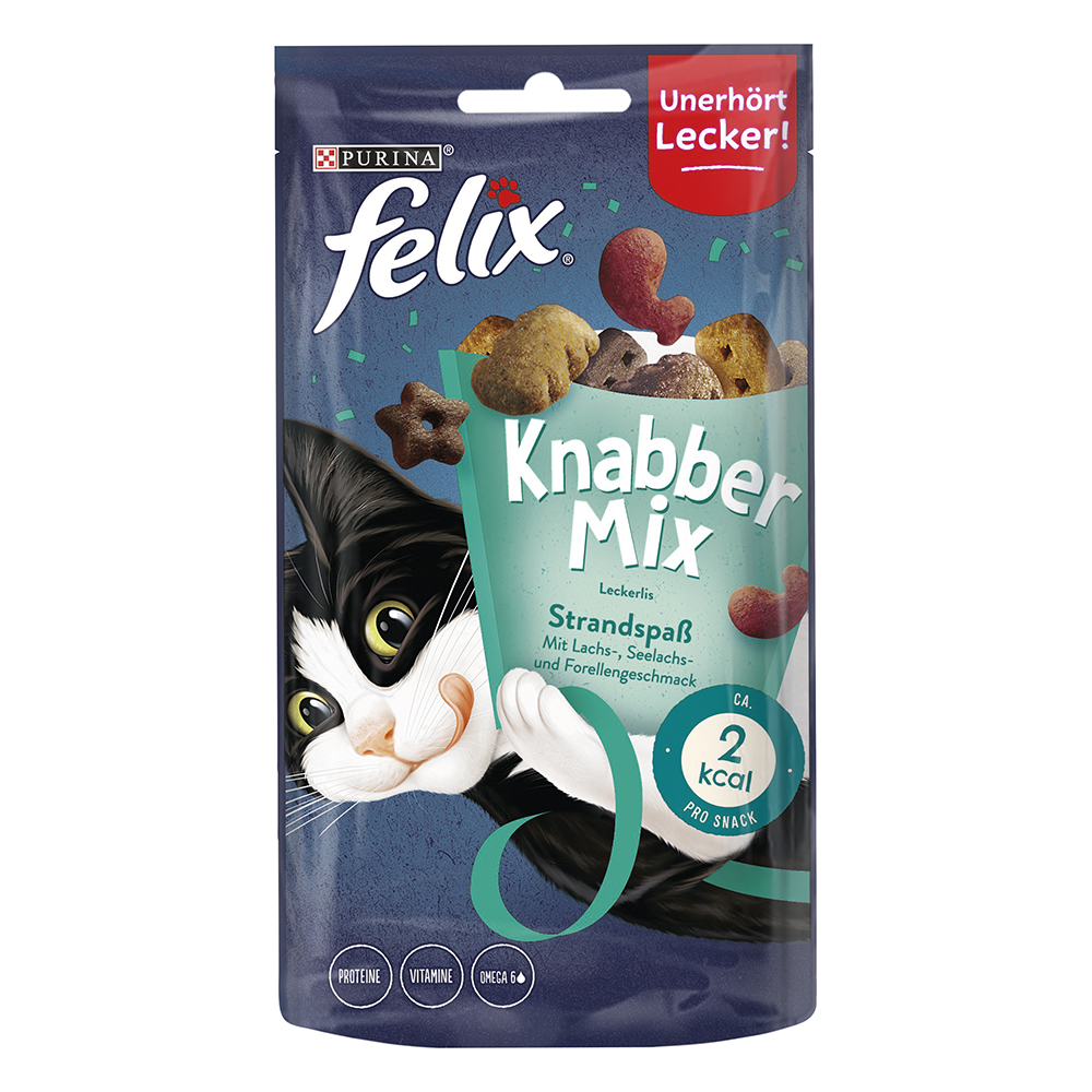 Felix 3x60g Knabbel Mix Oceaan  Kattensnacks