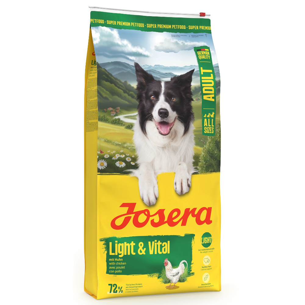 Josera 12.5 kg  Light & Vital droogvoer voor honden