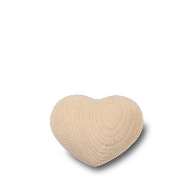 Urnwebshop Hart Mini Dierenurn, Lindehout (0.01 liter)