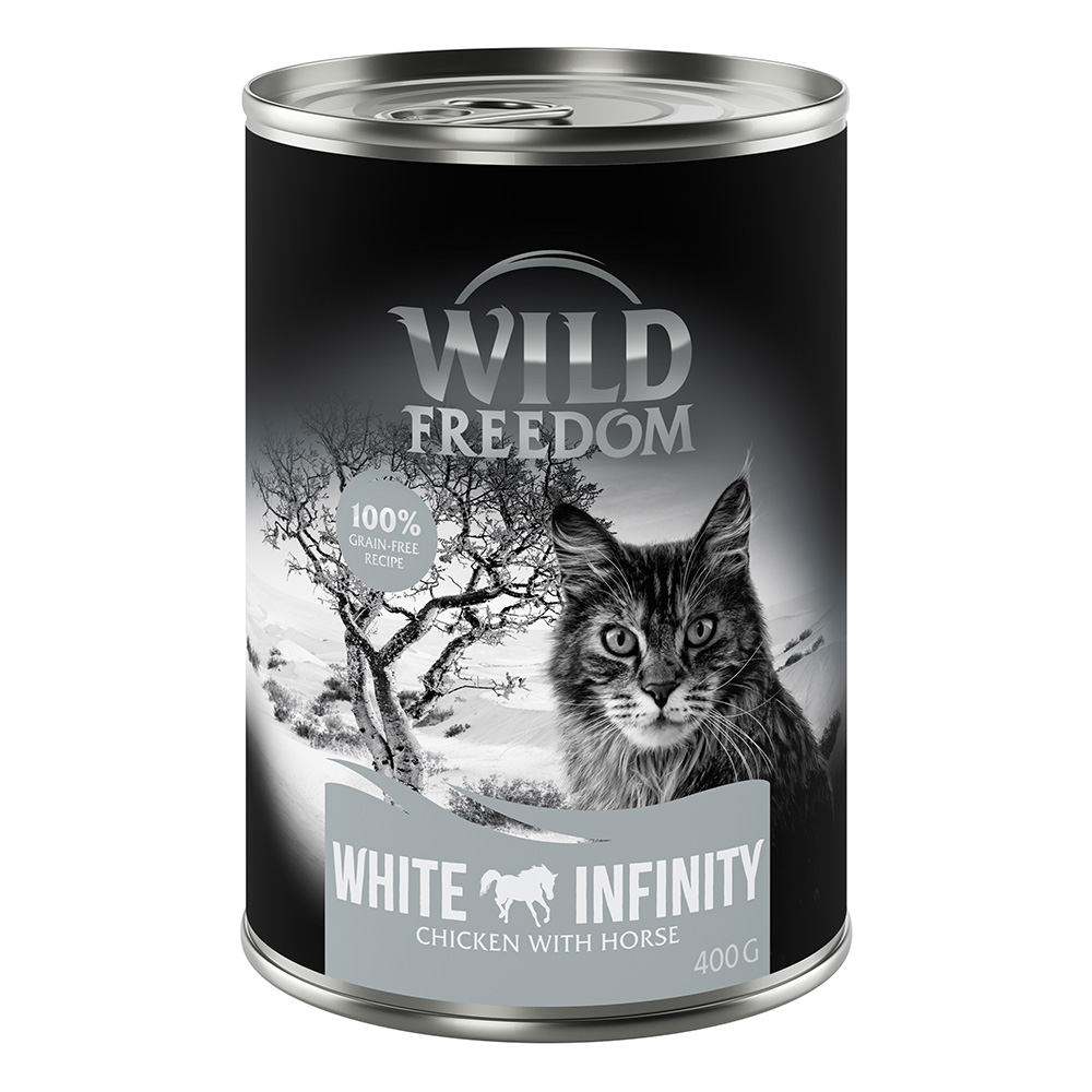 Wild Freedom 6x400g Adult White Infinity Kip & Paard  Kattenvoer