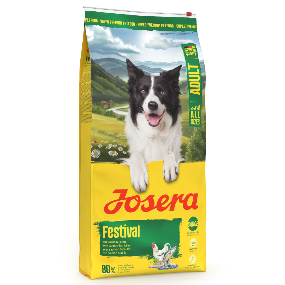Josera 12,5kg  Adult Festival Zalm & Kip Hondenvoer droog