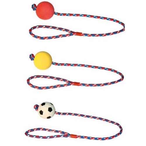 Kerbl Schuimrubberbal met touw 60CM