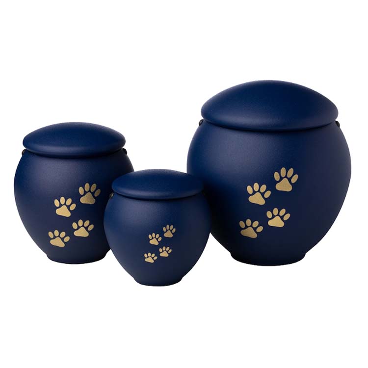 Urnwebshop Budget Dieren Urn Blauw (1.5 liter)
