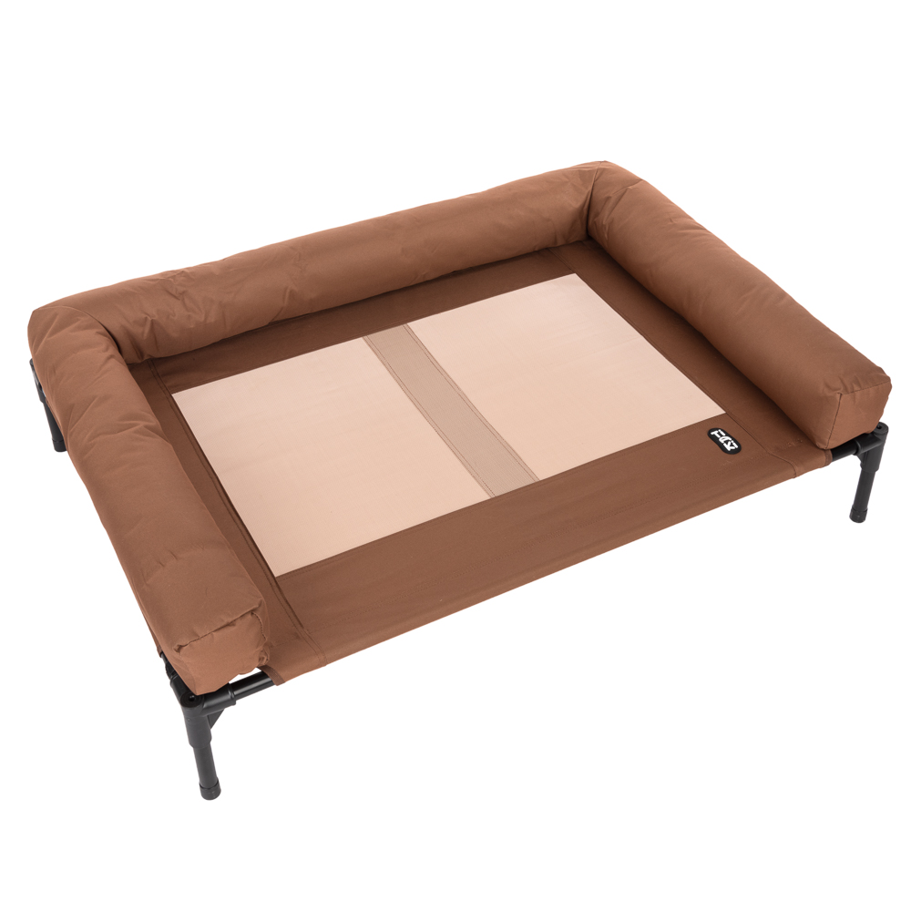 TIAKI hondenbank Sun maat XL: 106x76x18cm (crème/bruin) hond