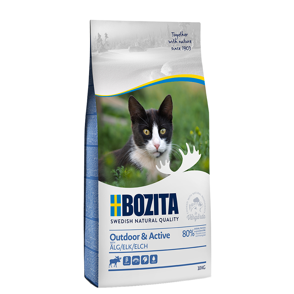 Bozita 10kg Feline Outdoor & Active  Kattenvoer
