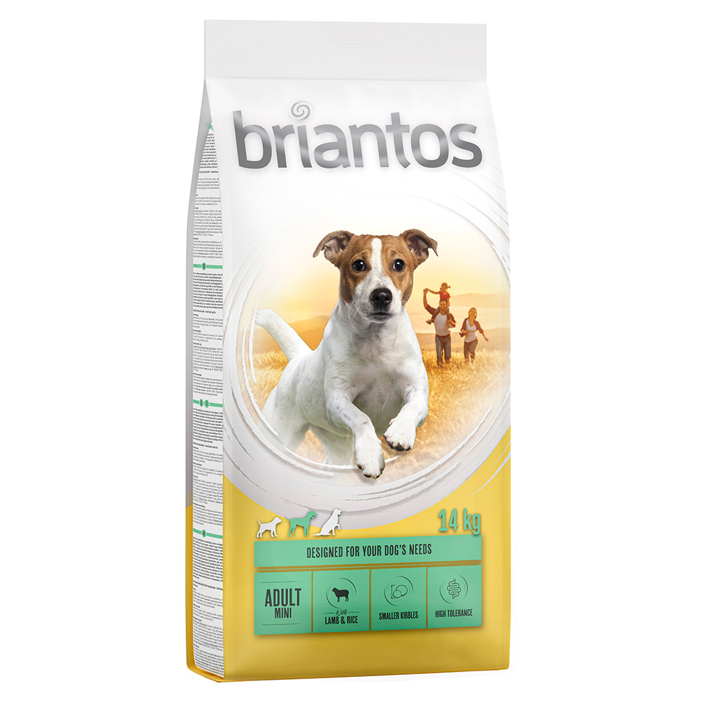 Briantos 14kg Adult Mini Lam & Rijst  Hondenvoer