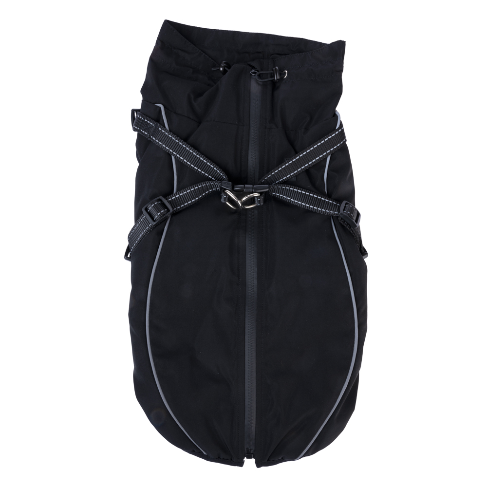 TIAKI Hondenharnas Arkon Zwart Ruglengte: 40cm