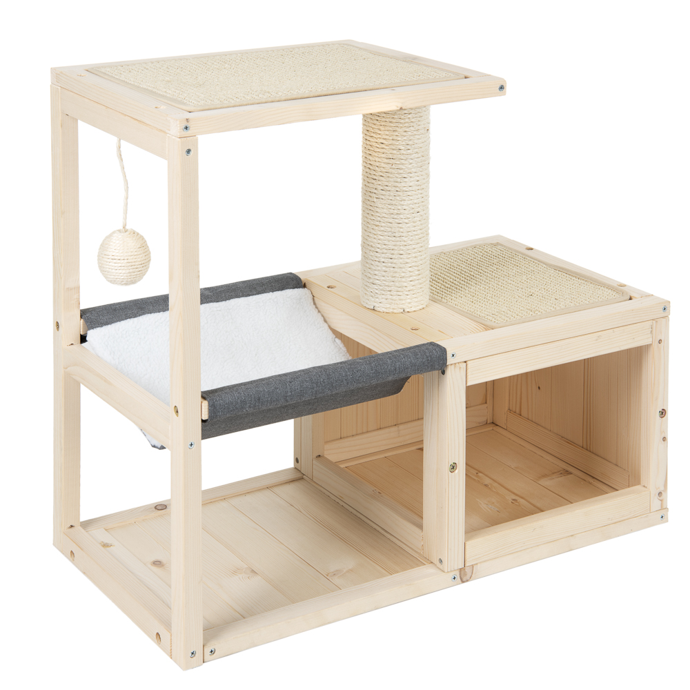 Modern Living  L 70 x B 35 x H 60 cm -   Kattenhuisje Bora Bora