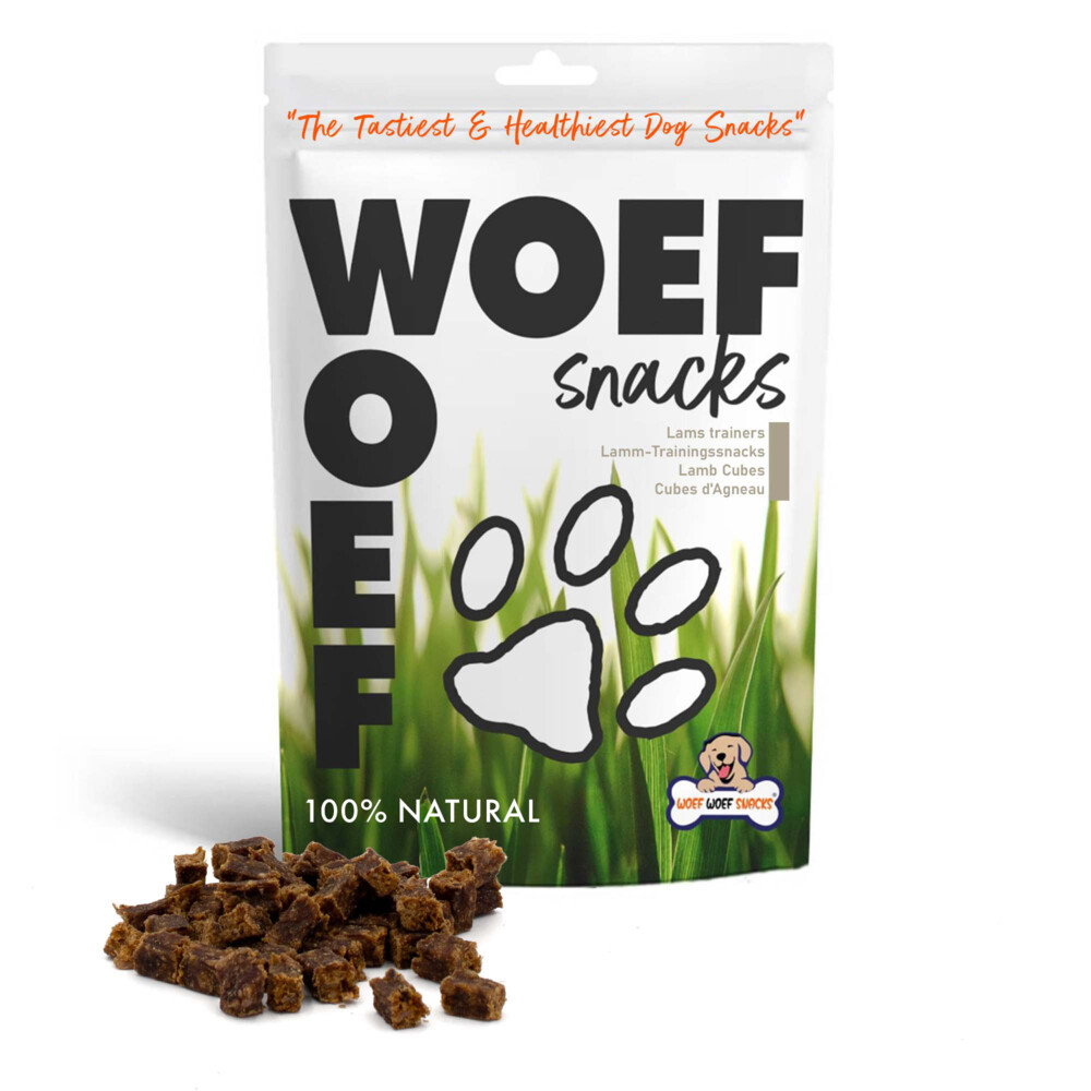 Woef Woef Hondensnack Lams Trainers S 100 gr