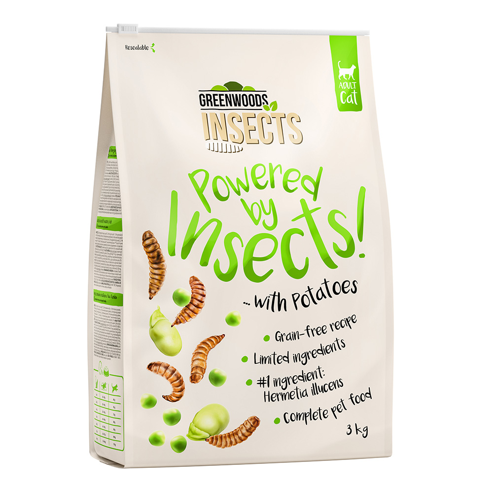 Greenwoods Insects Insecten met aardappelen, erwten en favabonen 3 kg