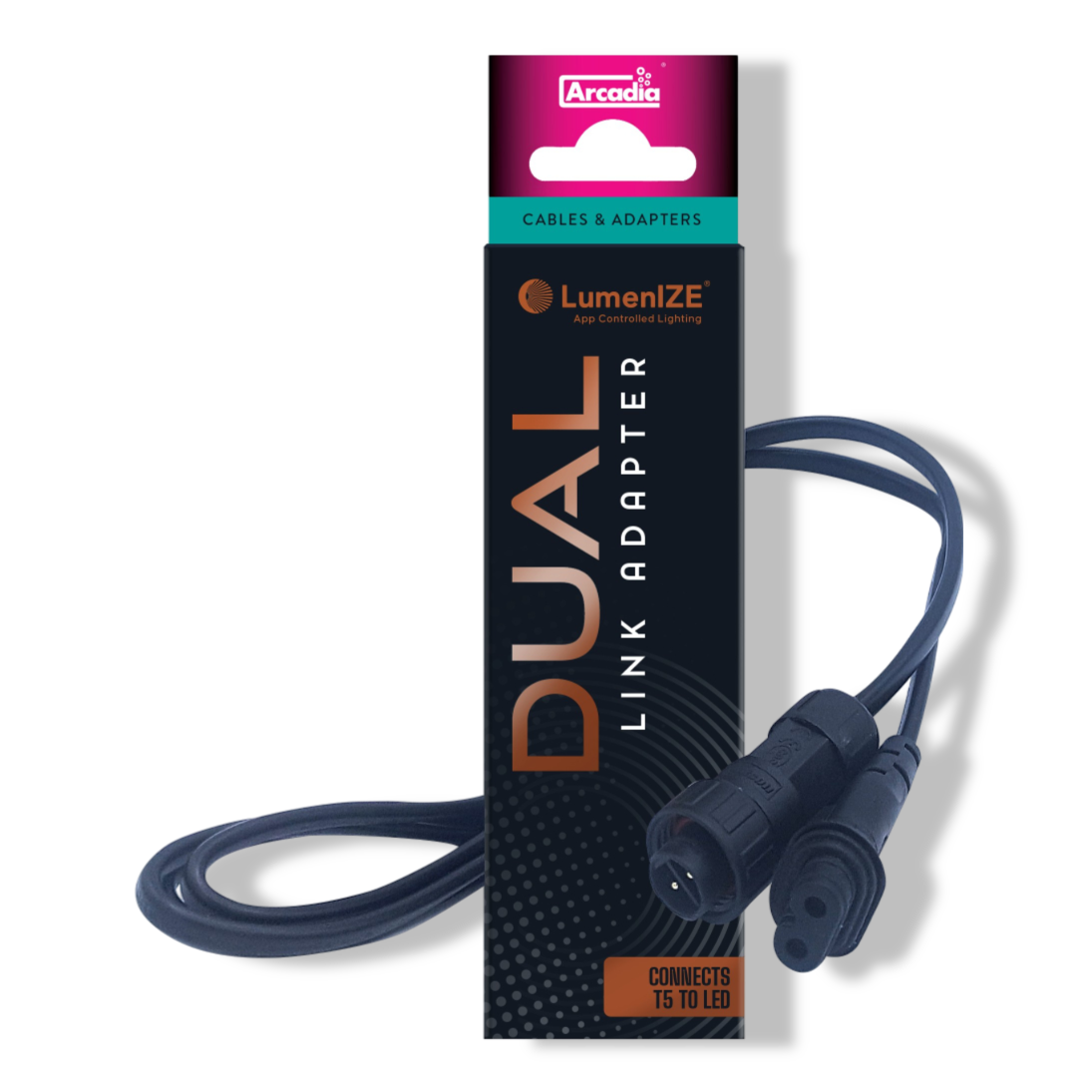 Aquadistri Lumenize t5 to led 1.2m link cable Arcadia - 