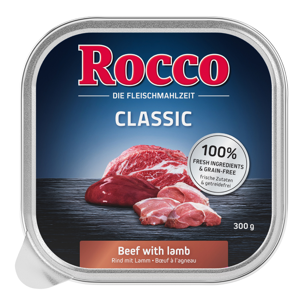 Rocco 27x300g Rund met Lam  Classic Hondenvoer