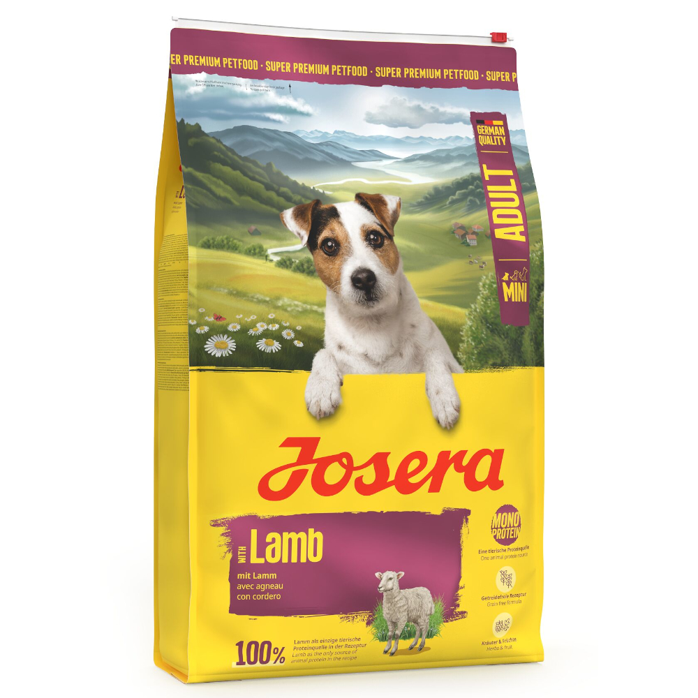 Josera 10kg  Mini Adult Lam droogvoer voor honden