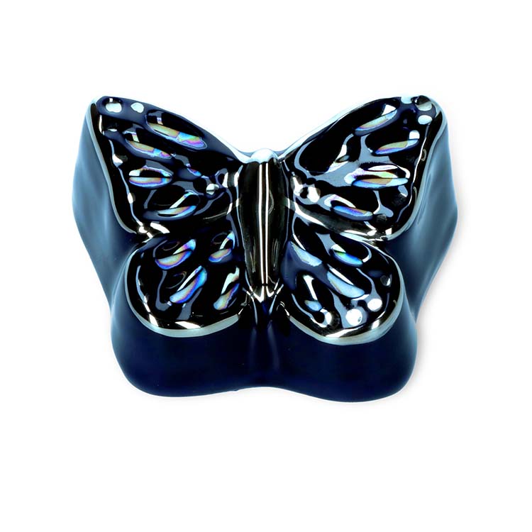 Urnwebshop Mini Dieren Urn Vlinder, Blauw (0.1 liter)