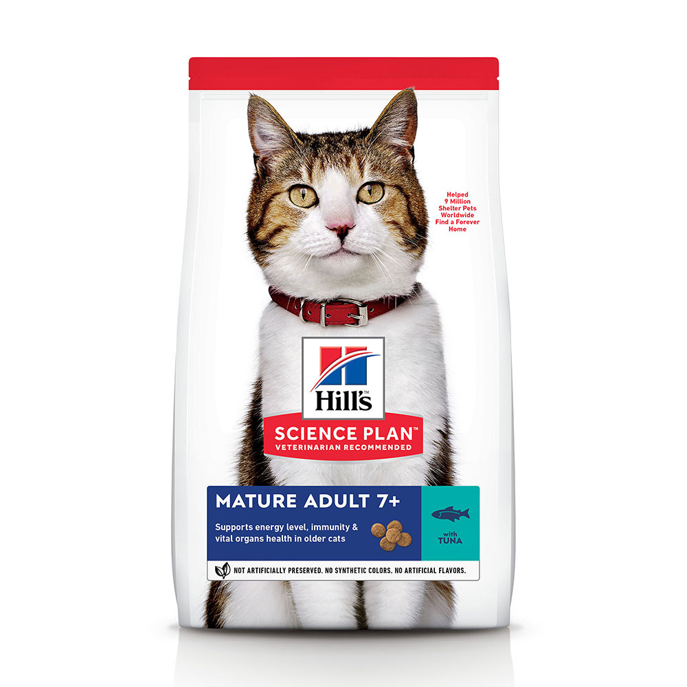 Hill's Science Plan 10kg Mature Adult 7+ Active Longevity Tonijn  Kattenvoer