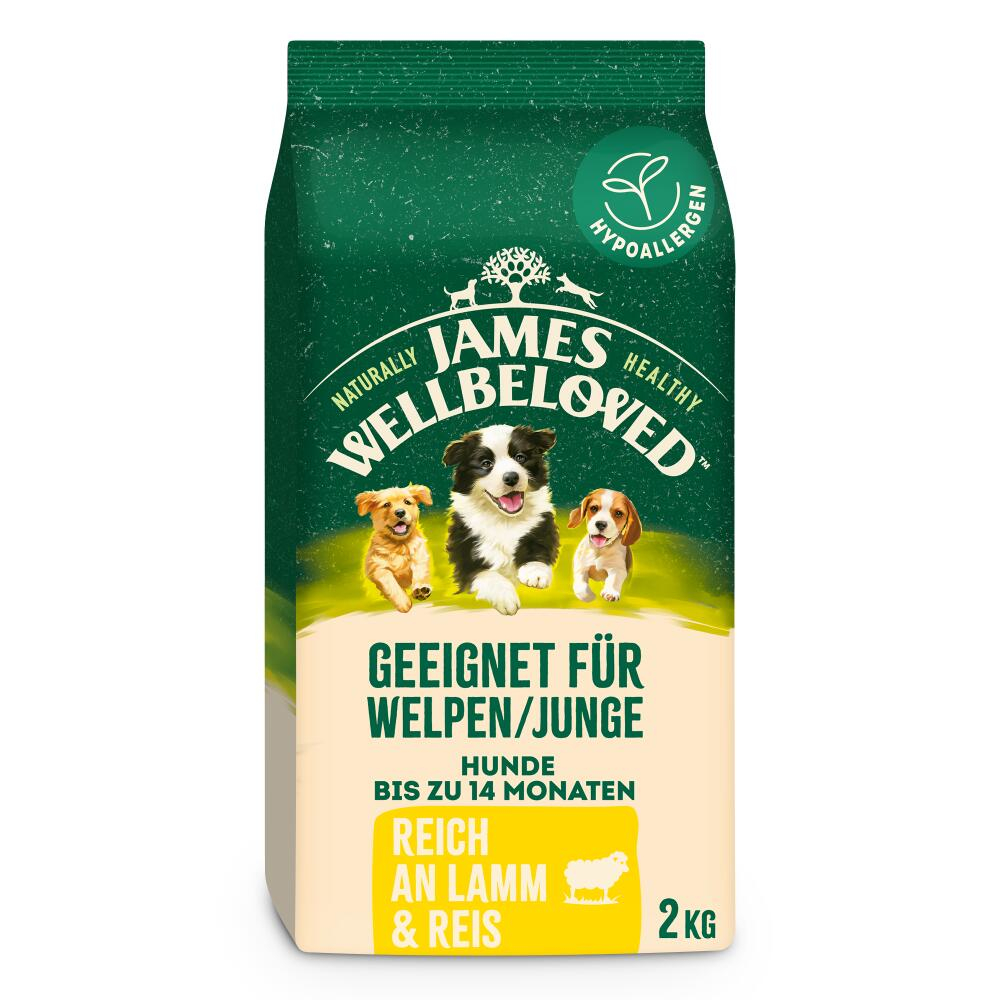 James Wellbeloved Junior - Lam & Rijst Hondenvoer - 2 kg
