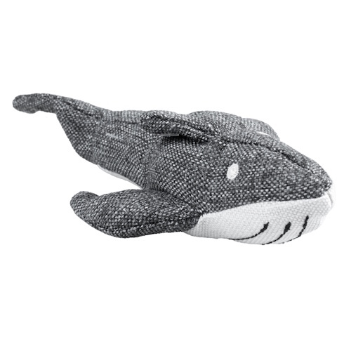 Duvo+ ECO Pluche Walvis 12x21x8cm grijs