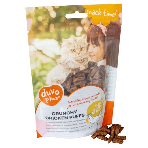 Duvo+ Knapperige Kippen Puffs 50 gram
