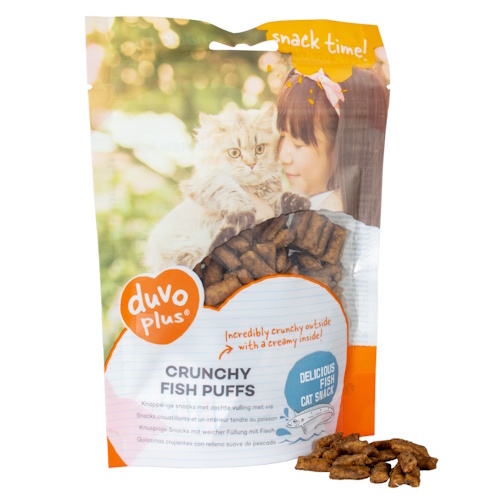 Duvo+ Knapperige Vis Puffs 50 gram