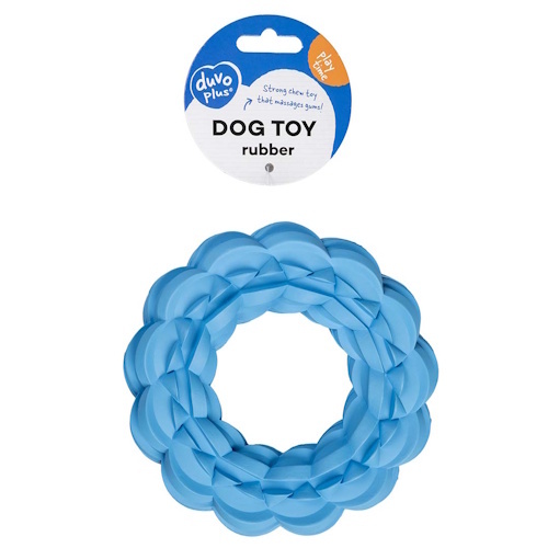 Duvo+ Kauwspeeltje Griplay Ring Blauw