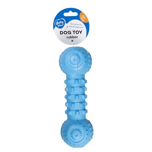Duvo+ Kauwspeeltje Griplay Dumbbell Blauw