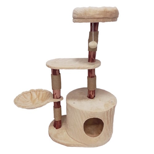 Duvo+ Krabpaal Nuno Natural Wood | 60x40x100cm