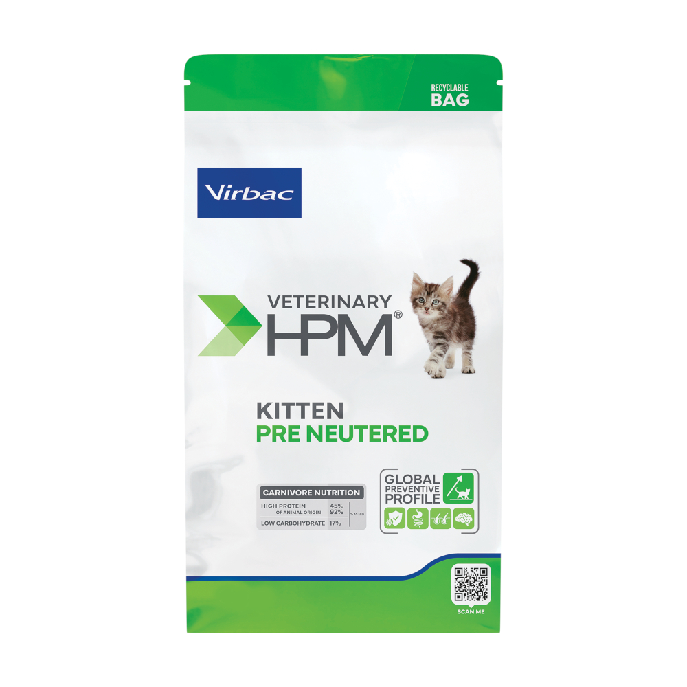 Virbac Veterinary HPM Cat Baby Pre-Neutered - 3 kg