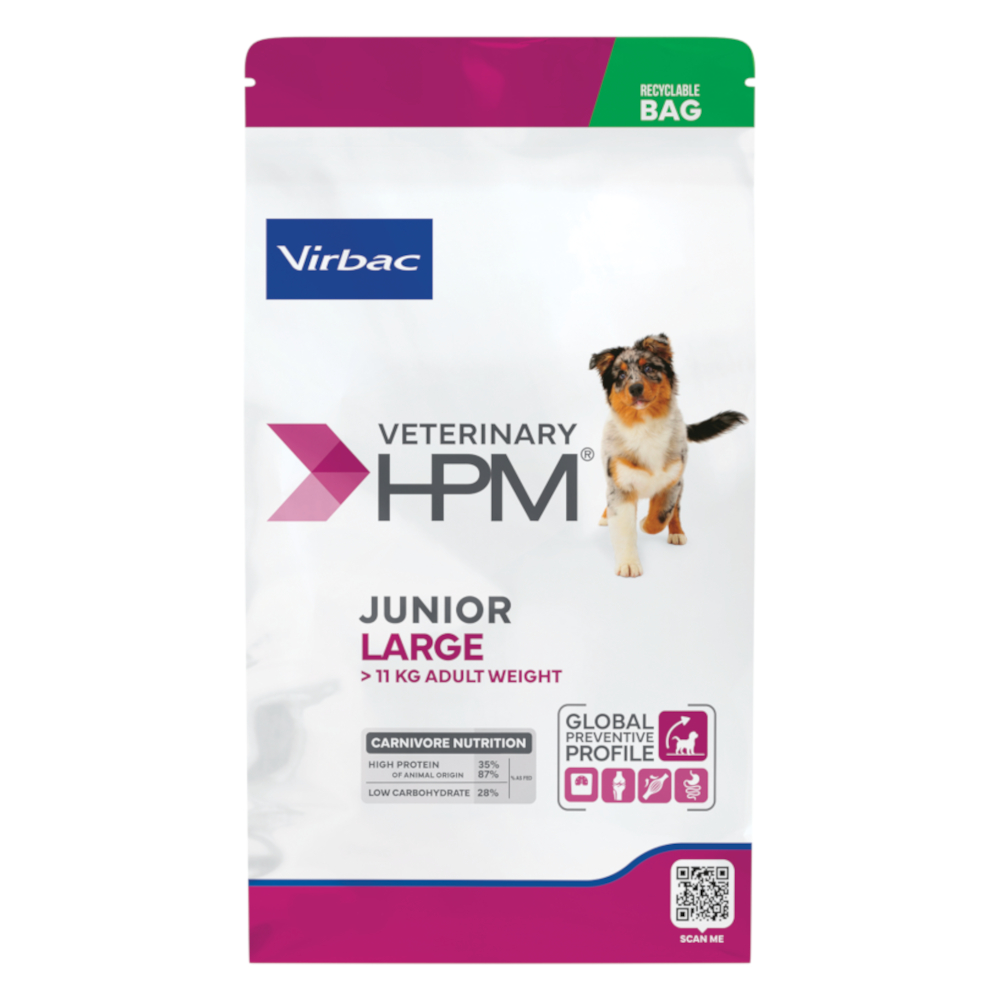 Virbac Veterinary HPM Junior Dog Special Large Hondenvoer - 12 kg