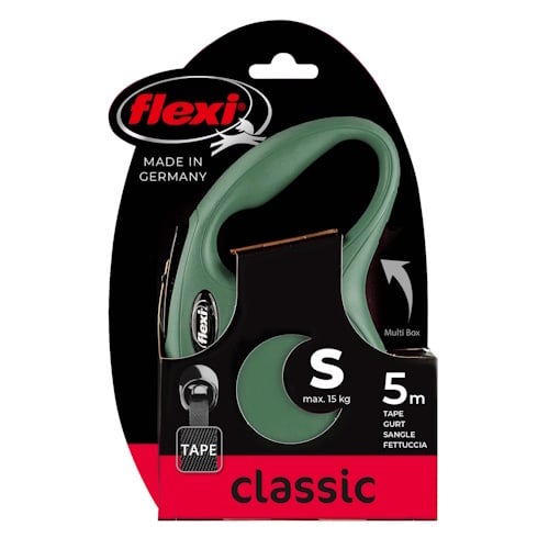 Flexi New Classic Lint Olijfgroen Small