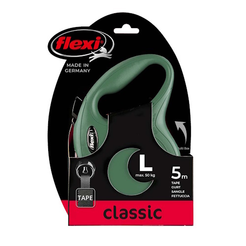 Flexi New Classic Lint Olijfgroen Large