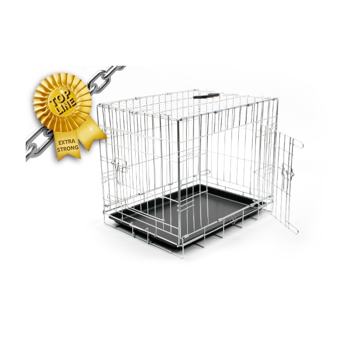 Duvo+ Duvoplus Bench topline 2 deuren plastic schuif chroom 76x48x54cm
