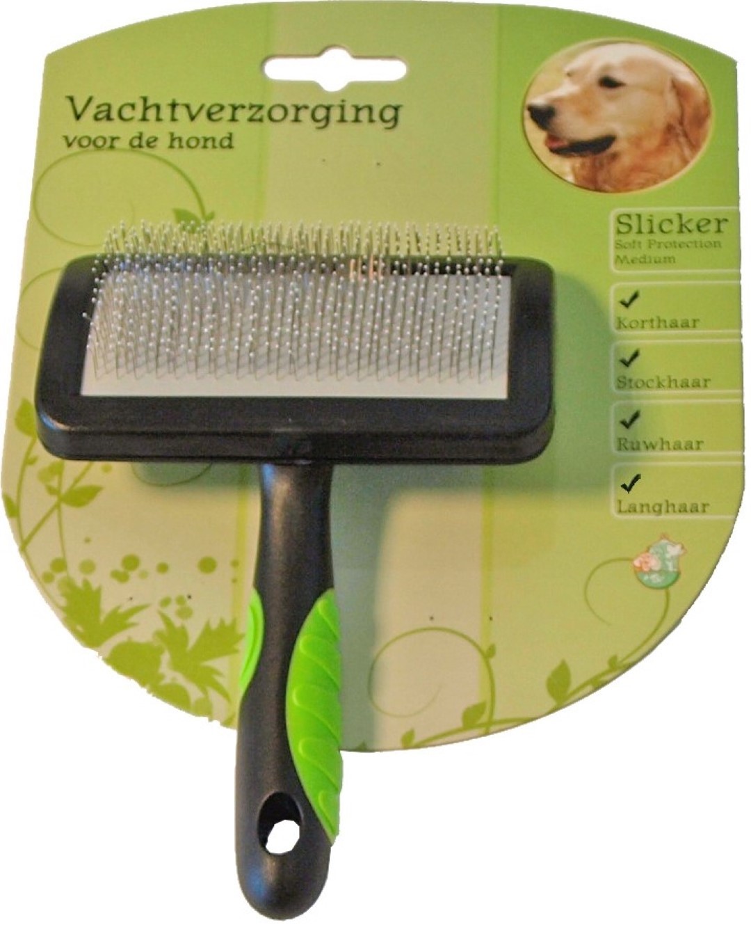 Gebr de boon Hondenborstel slicker soft medium - 