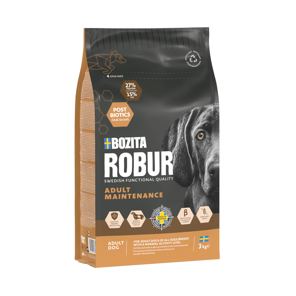 Bozita Robur Maintenance (Nieuwe Receptuur) Hondenvoer - 3 kg