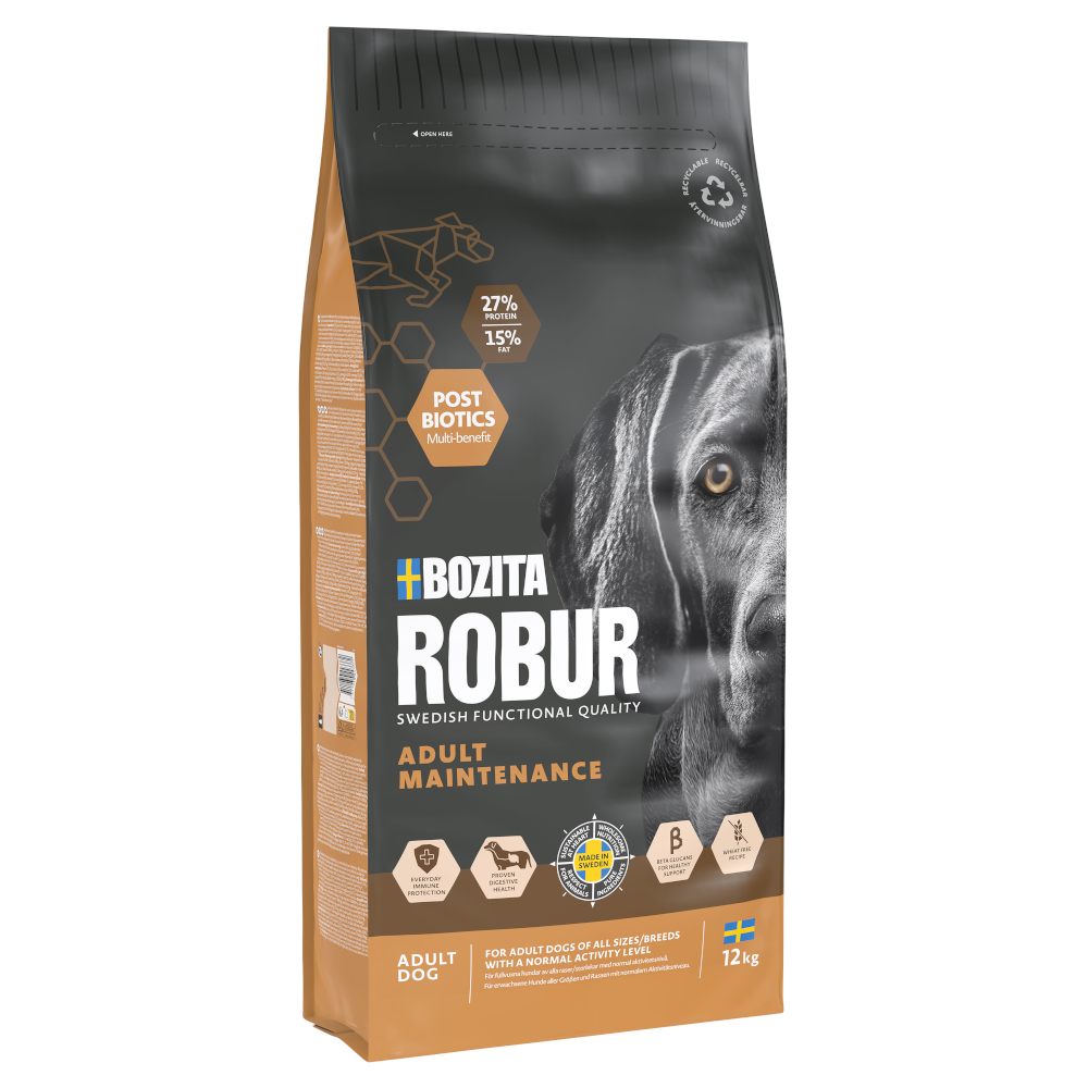 Bozita Robur Maintenance (Nieuwe Receptuur) Hondenvoer - 12 kg
