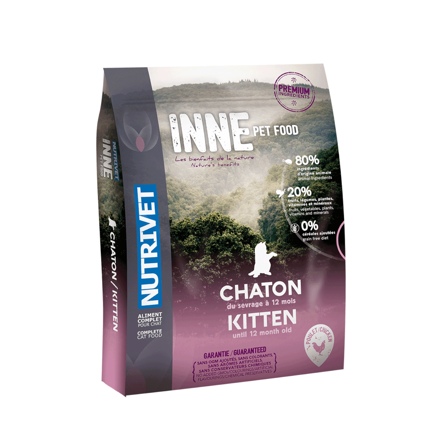 Nutrivet 1,5kg  Inne Kitten droogvoer voor katten