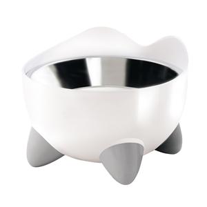 Cat It Verhoogde Voerbak – ergonomische kattenvoerbak met 2 RVS bakjes, vaatwasmachinebestendig – 2 &times; 200 ml