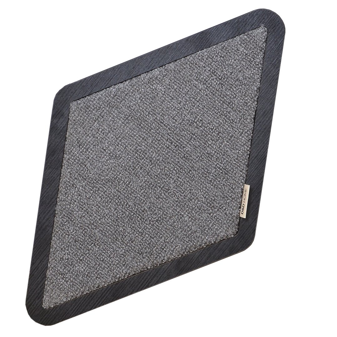 D&D Home Melle Modulair Krabpaneel – stijlvol krabelement met tapijt, uitbreidbaar tot complete krabwand – 30 × 48 × 2,5 cm