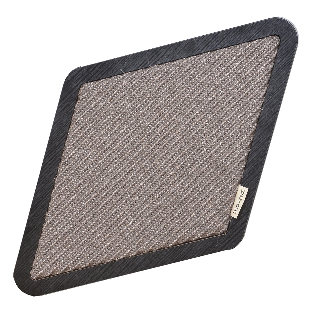 D&D Home Melle Modulair Krabpaneel – stijlvol krabelement met sisal, uitbreidbaar tot complete krabwand – 30 × 48 × 2,5 cm