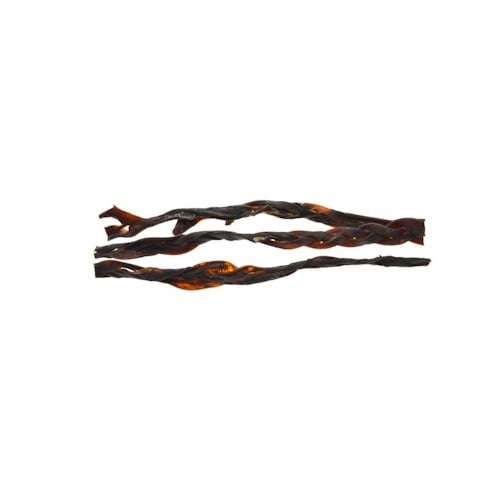 Zoolekker Kameelhuid gevlochten ±30 cm - 100% natuurlijke hondensnack in bulkverpakking