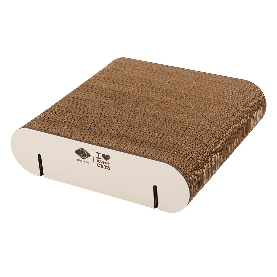 D&D Home Kartonnen Wandplank Navulling David Bruin/Beige – vervangende kartonnen delen voor kattenwandplank, maten S (30 cm) en L (60 cm) S - 30x29x8cm
