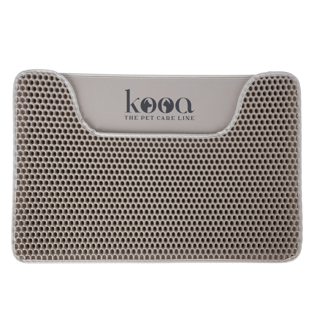 Kooa dubbellaagse kattenbakmat Marshmallow