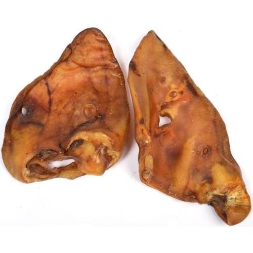 Zoolekker Varkensoren - 100% natuurlijke hondensnack van varken, bulkverpakking doos met 100 stuks