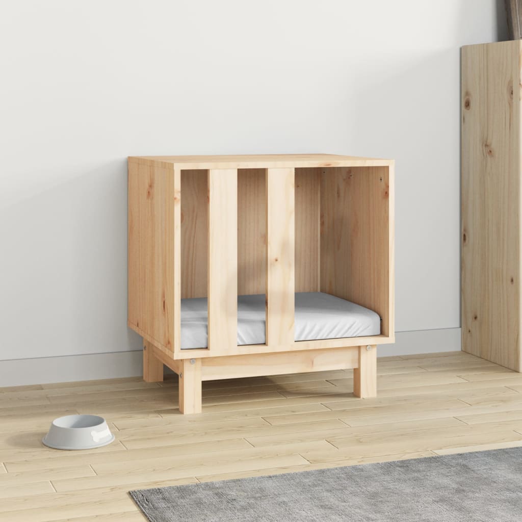 vidaXL Hondenhok 50x40x52 cm massief grenenhout