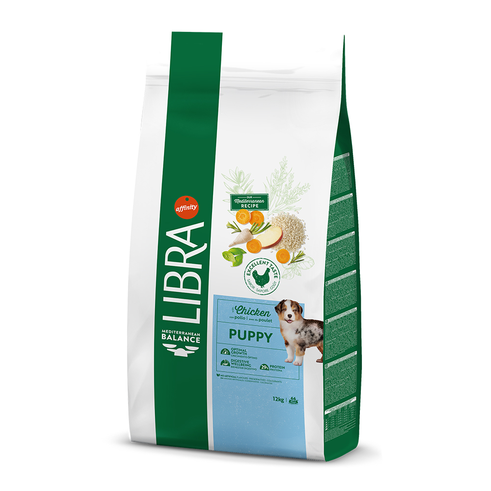 Affinity Libra 12kg Libra Puppy Kip Droogvoer voor honden