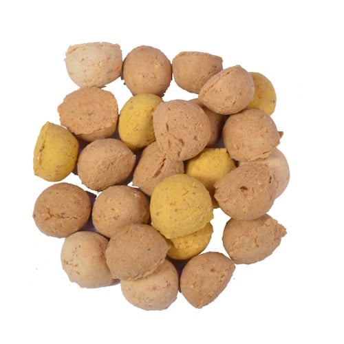 Zoolekker Pepermix 3-mix hondensnack - kleurrijke hondenkoekjesmix in drie smaken, 400 g