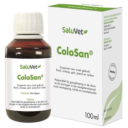 SaluVet Colosan – natuurlijke ondersteuning bij koliek en darmstoringen 100ML