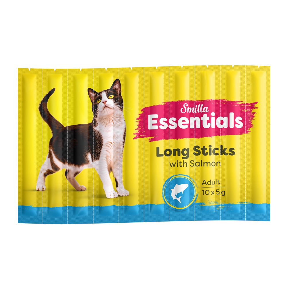 Smilla Essentiële Sticks - Zalm (10 x 5 g)